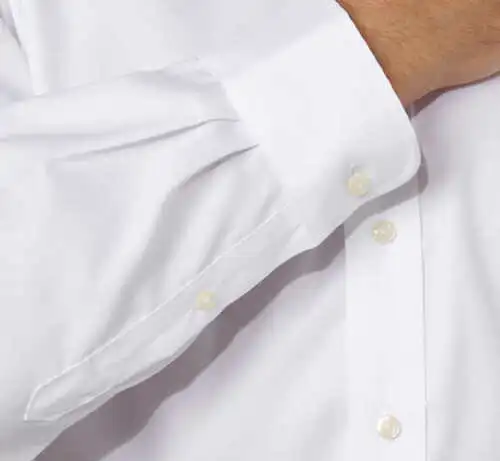 Kirkland Signature Men's Long Sleeve Button Down White Shirt